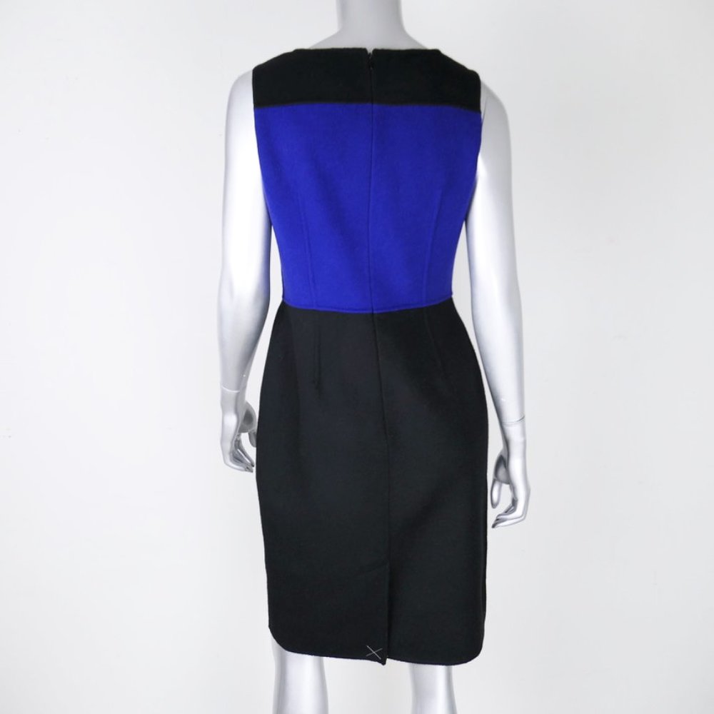 Talbots Wool Colorblock Sheath Dress - Picture 2 of 7